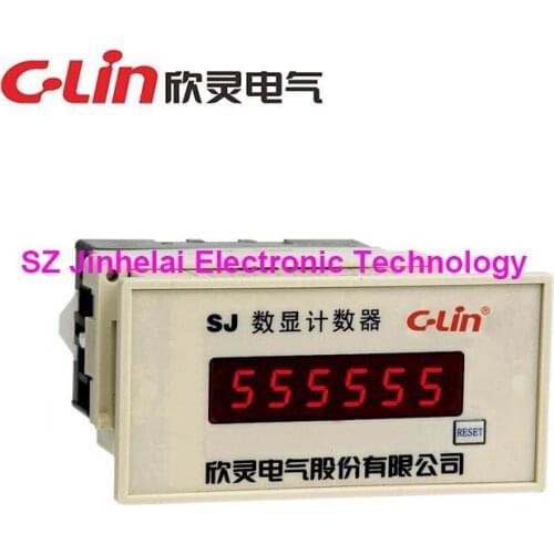 C-Lin HHJ9(SJ) New and original Count relay AC220V Accumulative total counter