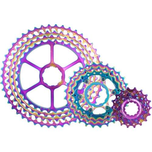 Mountain Bike 11 Speed Freewheel 11-46 T Chrome Cassette Sprockets