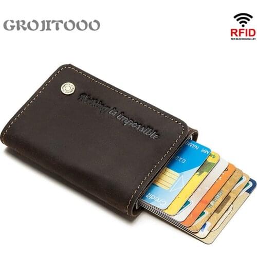 Мужские визитницы GROJITOO China At AliExpress