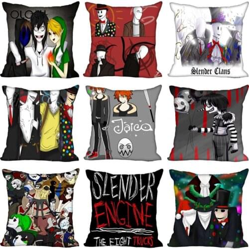 Cool and Unique Anime Polyester Cushion Cover Wedding Personality Gift Home Bedroom Hotel Car Decoration Cushion Cover 45x45cm