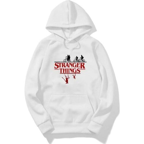 Hot Stranger Things Boys Girls Pullover Hoodies Kids Plus Velvet Cotton Sweatshirt Hooded Sportswear Tops for Children Gift