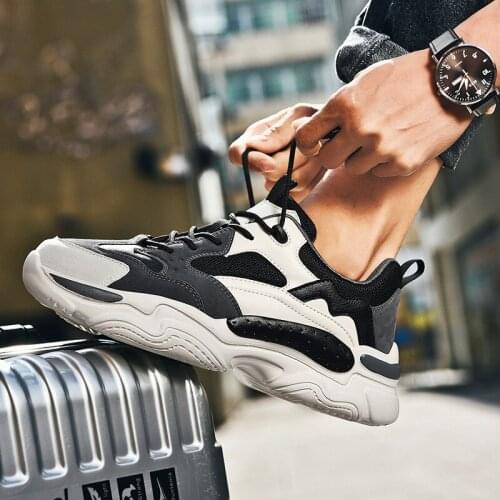 New Mens' Casual Shoes Four Seasons Classic Retro Sports Tide Shoes Rubber Sole Outdoor Lacing Casual Shoes