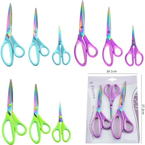 Sewing Tailor Stationery Scissors Set Clothes Fabric Paper Cut Thread Cross-stitch Embroidery Scissor Needlework Tools Shears