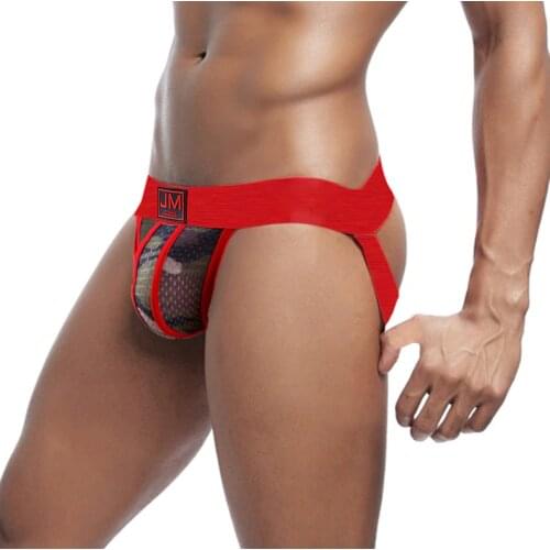 Mesh Underwear Men Thongs Sexy G String Jockstrap Elastic Waistband Mens Underpants hombre tanga Thong Fetish Lingerie Jocks