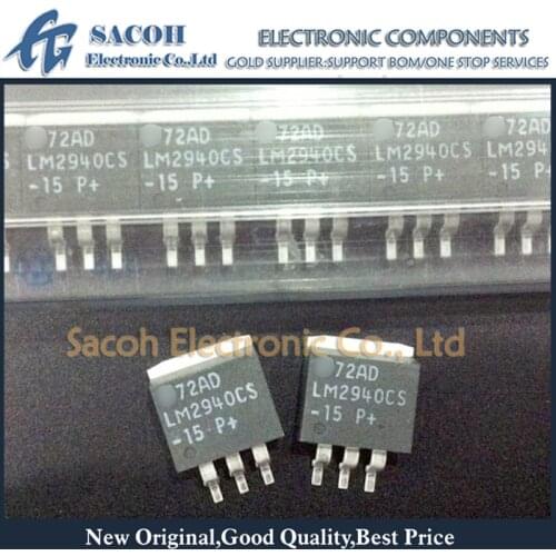 New Original 10PCS/Lot LM2940CS-15 or LM2940CS-12 or LM2940CS-9.0 LM2940CS-5.0 LM2940CS TO-263 1.25A 15V High Current Regulator