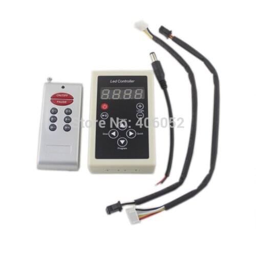 DC5V 12v 24v 2801 RGB LED Controller Digital Magic Dream Color RF Remote Controllers For WS2801 LED Light Strip