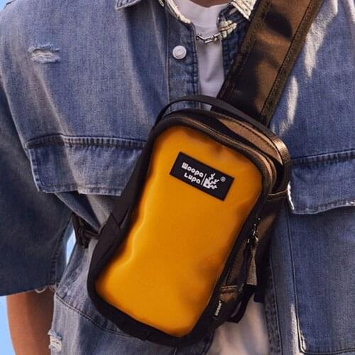 Men Bag High Quality Chest Bags For Men Canvas Shoulder Bag Fashion Crossbody Chest Pack Casual Male Outdoor Waist Packs