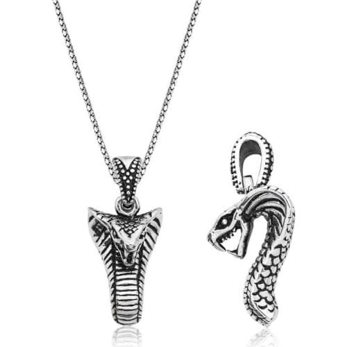 Tevuli 925 Sterling Silver Snake Necklace