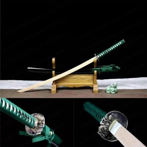 Longquan Sword Japan Iaido Training Draw Sword Props One Bamboo Wooden Sword Warrior Blade With Sheath Wooden Sword