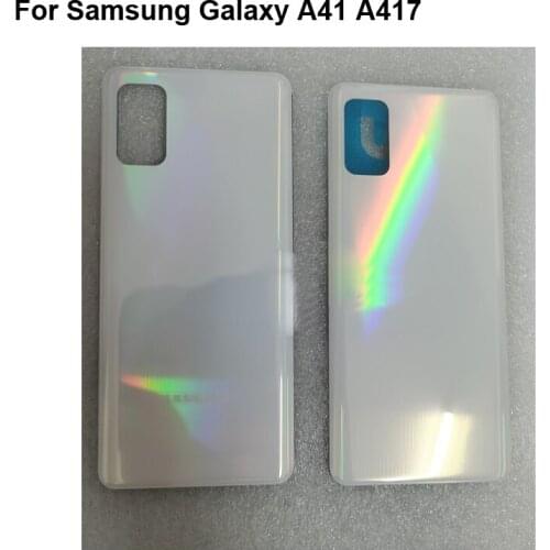 For Samsung Galaxy A41 A417 Back Battery Cover Rear Door Housing case Rear Glass Repair parts For Samsung Galaxy A 41