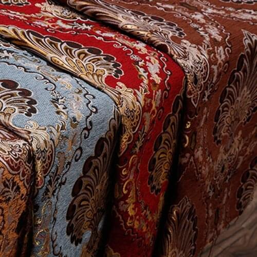 European style precision jacquard fabric for cushion sofa chair quilting sewing patchwork delicate tissue upholstery 145cm width