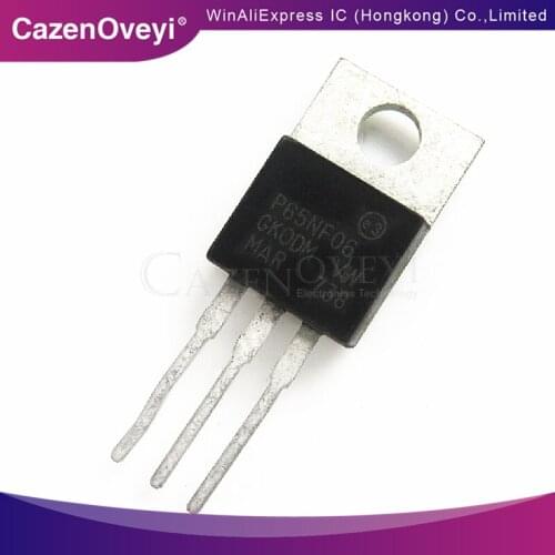 10pcs/lot STP65NF06 P65NF06 65NF06 60V 60A N-CH TO-220 In Stock