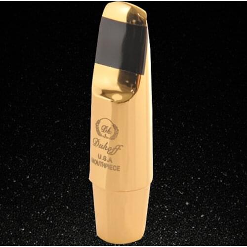 New De Xin Professional Tenor Soprano Alto Saxophone Metal Mouthpiece Advanced Silvering Sax Mouth Pieces Accessories