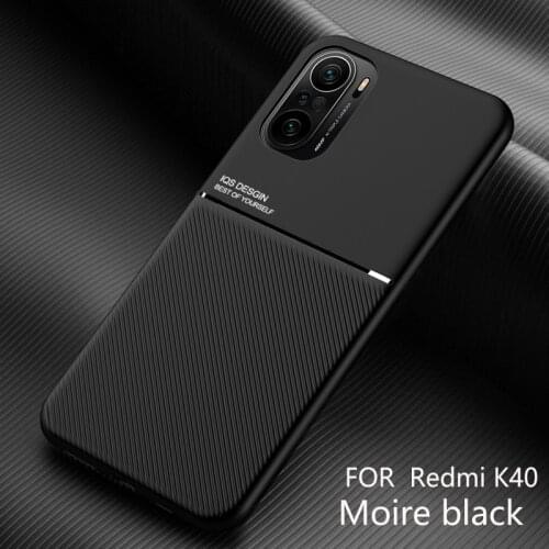 Magnetic Attraction Matte Case For Redmi K40 K30 Ultra K20 Pro Note 10 9 8 7 Pro 9T 9A 9C 9s 8T 8A 7A Frosted TPU Back Cover