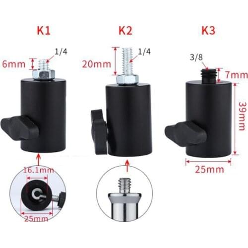 Camera lamp holder led flash 1/4 or 3/8 photography lamp holder adapter tripod conversion interface Photographic accessories