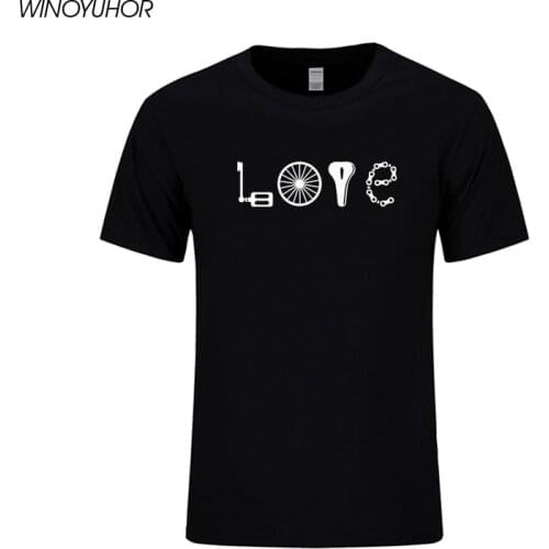 Love Bikes T-Shirts Men 2020 Summer New Causal Mens T Shirts Funny Bicycle Lover Gift Tops Cool Streetwear Camisetas Masculina