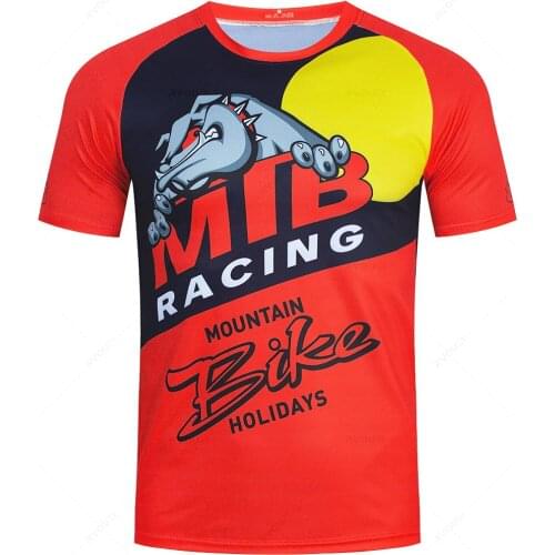 Motorcycle Mountain Bike Team Downhill Jersey MTB MX BMX Offroad Bicycle Jersey Cross Country Mountain Maillot Ciclismo Hombre