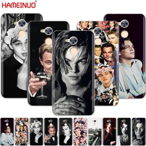 HAMEINUO Leonardo Dicaprio young cool Cover phone Case for Huawei Honor 10 V10 4A 5A 6A 7A 6C 6X 7X 8 9 LITE