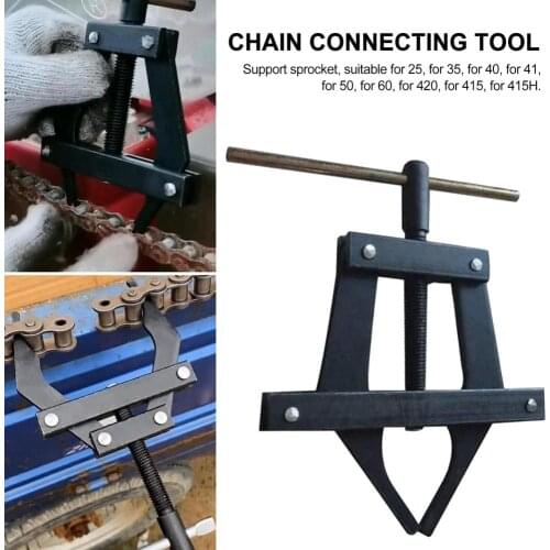Roller Chain Breaker Tool Motorcycle Chain Connecting Puller Holder Breaker Cutter Tools For 25 35 40 41 50 60 420 415 415H