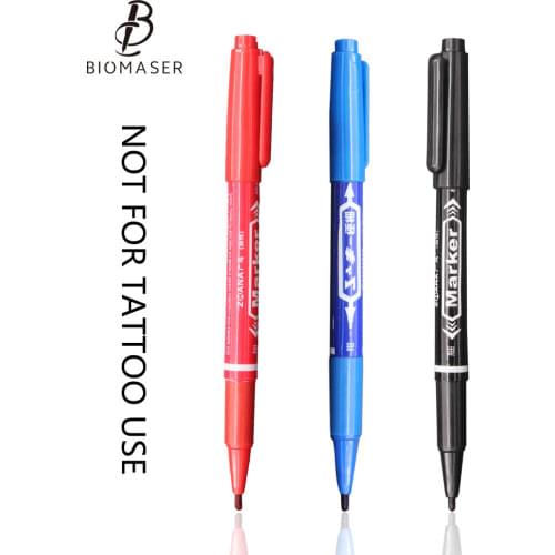 Wholesale Marker Pens Skin Markers Scribe Tool Permanent Tattoo Supplies Large Capacity Ink 0.5mm New Portable Waterproof
