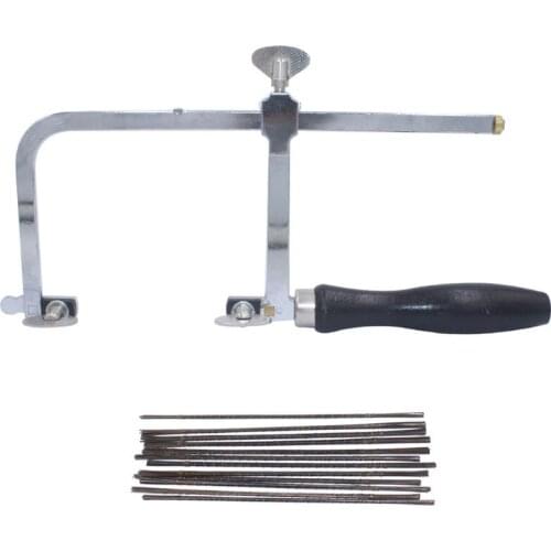 Jewelers German Style Saw Frame 3" Adjustable 144 Assorted Blades