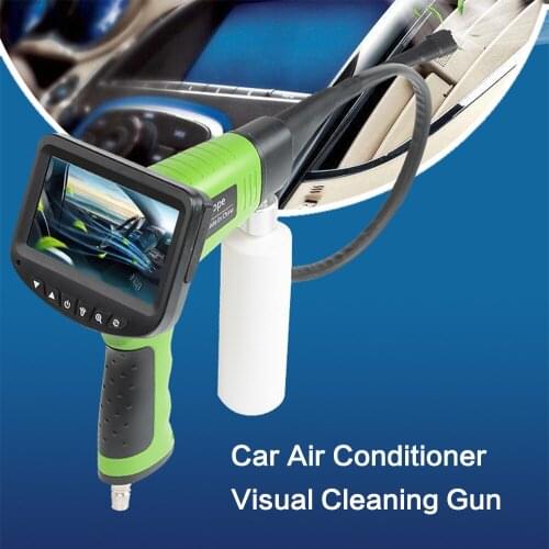 Professional Ergonomic Design Car Air Conditioner Cleaning Spray Gun 4.3 Inch LCD Visual Cleaning Airbrush Pipe Endoscope