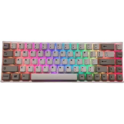 Keydous nj68 Programmable Bluetooth 68 mechanical keyboard hot swap kailh box switch wireless RGB backlighting Dye sub PBT