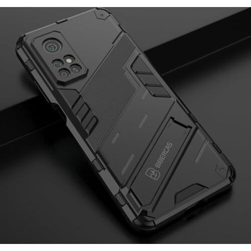 Mi 10T Pro Shockproof Case for Xiaomi Mi 10T 10 T Luxury Armor Bumper Stand Hard Back Case Mi 10T T 10 Pro Cases Fundas