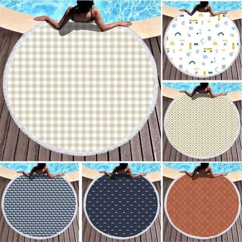 Geometric striped lattice microfiber towel beach towel Bath towel Large beach towel Towel beach Microfiber towel Sea beach towel