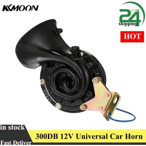 Super Loud 300DB 12V Universal Car Horn Electric Snail Horn Signal Horn Car Horns Signal Raging for Auto Vehicle Car Accessories