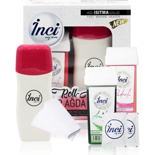 Pearl waxing roll on cartridge depilatory set, depilation set, hair removal, hair removal, armpit leg feather making, cloth hair removal with