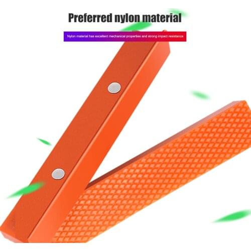 2x Grips Bench Vise Accessories Protector Magnetic Soft Vise Jaws Pad for Metal Vise 6 inch Long Pads Protection Strip