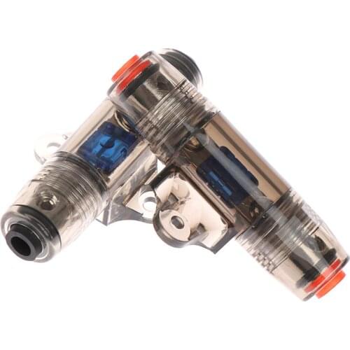 Car Audio Refit Fuse Holder 8 Gauge 60A DC 12V Car Stereo Audio Circuit Breaker Inline Fuse for Cars Vehicle Automobiles