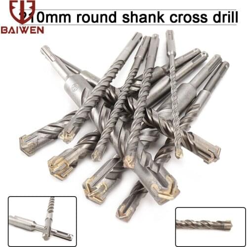 SDS+ Rotary Hammer Drill Bits Chisel Concrete Carbide Tipped Bit For Electric Dril High Precision Durable