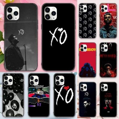 The Weeknd Starboy Pop Cantor xo Phone Case for iPhone 11 12 pro XS MAX 8 7 6 6S Plus X 5S SE 2020 XR Luxury brand shell