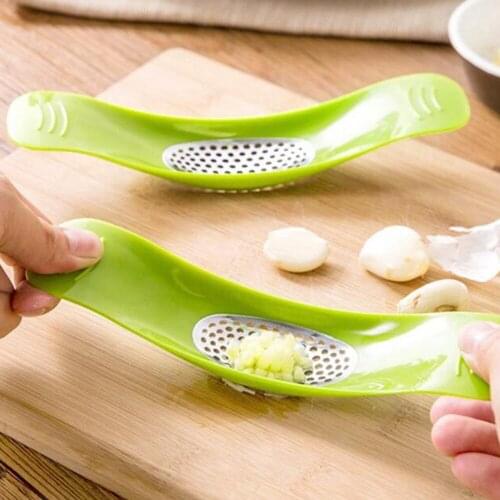 Garlic Grinding Slicer Garlic Presses Ginger Crusher Chopper Cutter Stainless Steel Cooking Tools Kitchen Accessories