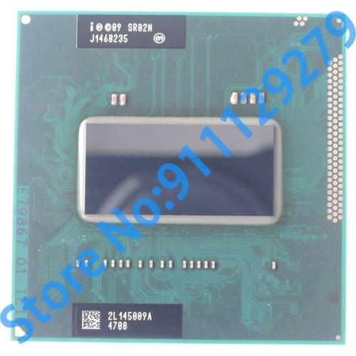 Core i7-2670QM i7 2670QM SR02N 2.2 GHz Quad-Core Eight-Thread CPU Processor 6M 45W Socket G2 / rPGA988B