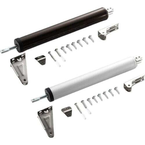 D0AD Pneumatic Spring Door-closer Mute Buffer Closing with Screw Installation Kit