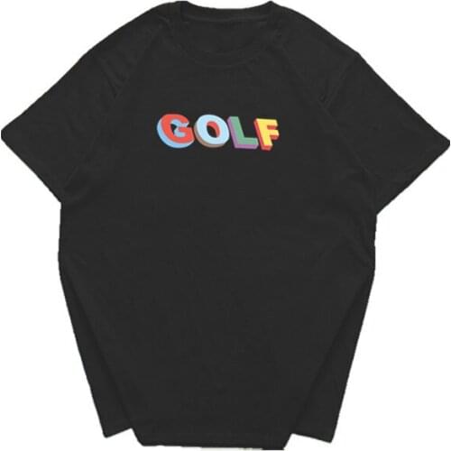 2020Men T Shirt Hip Hop GOLF Streetwear Harajuku Tshirt Hipster Summer Short Sleeve T-Shirt Cotton Tops Tees Fashion Street Wear