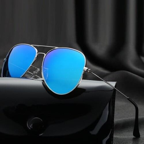 Width-144 Classic Designer Polarized Sunglasses Mens colorful film glasses Fashionable big face women frog mirror female 3026