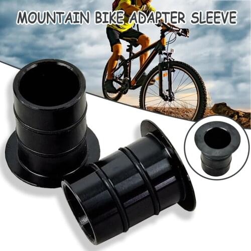 Newly 1 pair Bike Hub Shaft Conversion Sleeve Hubs Conversion Seat Barrel Shaft Side Cover 15mm to 12mm Bicycle Accessory