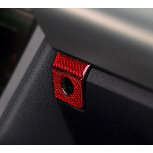 It Is Suitable For Ford Mustang The Carbon Fiber 2015-2019 Storage Box Panel Left Hand Drive