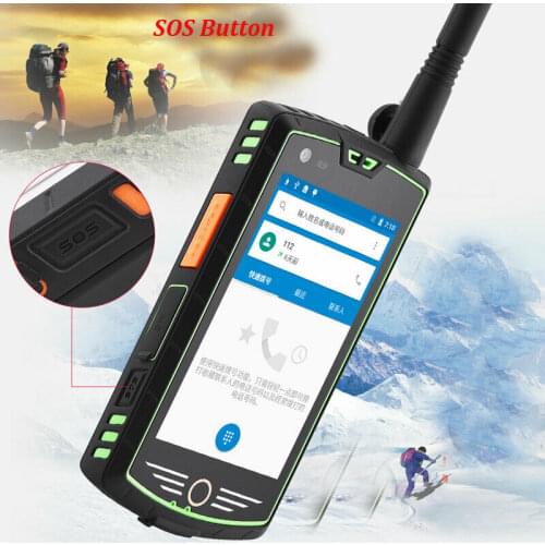 R700 IP68 Waterproof SmartPhone 3GB 32GB 4.0 Inch MTK6753 NFC SOS Android 5.1 5000MAH 4G PPT two way radio Walkie Talkie