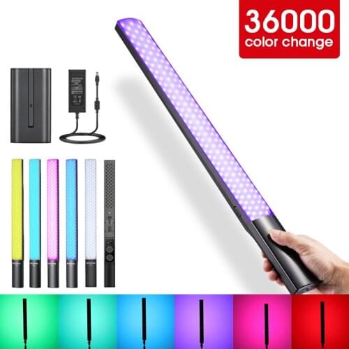 SOONPHO P20 Handheld 2500K-8500K RGB Colorful Ice Stick Rod-shaped LED Video Light for Tik Tok Studio Photography Youtube