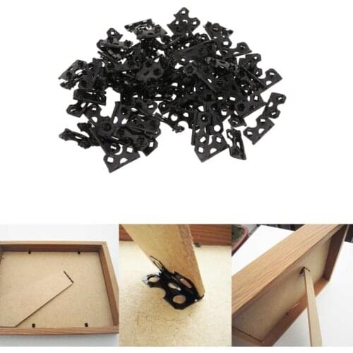 100pcs DIY Framing Supplies Folding Swing Table Bracket Backboard Connection Hinge art photo Support Stand Leg Feet Fasteners