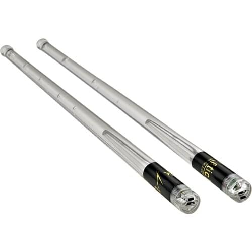 LED Light Up Drumsticks Jazz Drum Sticks 15 Gradient Colorful Lights USB Charging with ON/OFF Switch Drumstick Drum Set