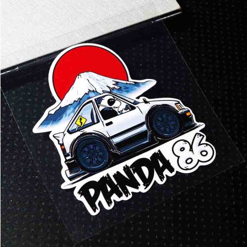 Car Styling Vinyl Bumper Sticker Laptop Window Decoration Decal for Panda AE86 Drift Mountain JDM