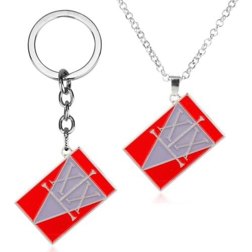 High quality Anime Souvenir Jewelry Hunter X Hunter Necklace GON FREECSS License Pendants keychain women men bag jewelry