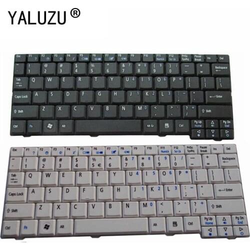 YALUZU US New English laptop keyboard For Acer For Aspire ASone AOD150 D250 ZG8 523H kav60 For Aspire one P531H AO530