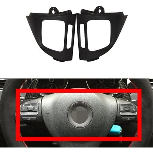 Steering Wheel Button Cover Cap Replacement for-Golf Mk6 Passat B7 Cc Eos Tiguan Jetta Touran Sharan Caddy